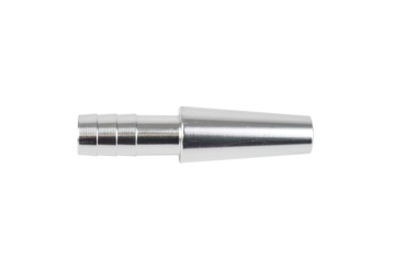 Schlauchendstück mit Rillen - Silber