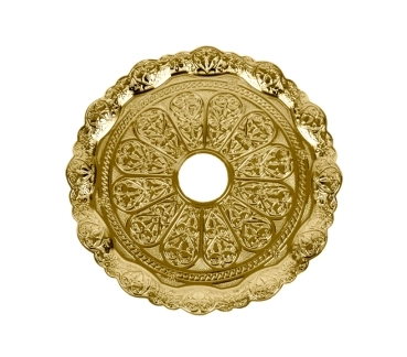 Tepsi Teller Oriental 22cm komplett Gold
